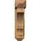 Ekena Millwork Balboa Arts and Crafts Rough Sawn Bracket w/ Offset Brace, Western Red Cedar, 6"W x 24"D x 24"H BKT0604X24X24BOA03RWR - alternate 4
